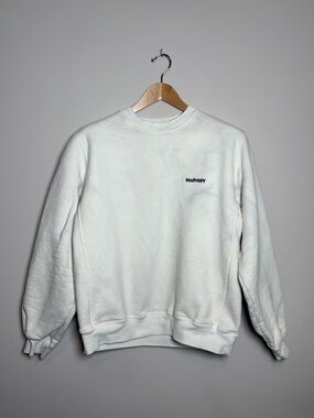 Madhappy | Classic Core Crewneck Tie Dye Sweatshirt | White | Size Large